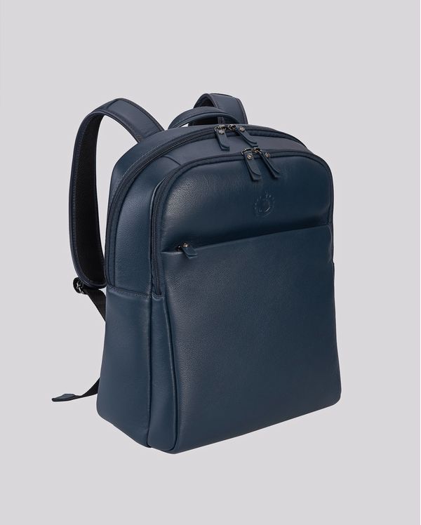 Mochila de Couro para Notebook Native. | Madrid 6000I. AZUL